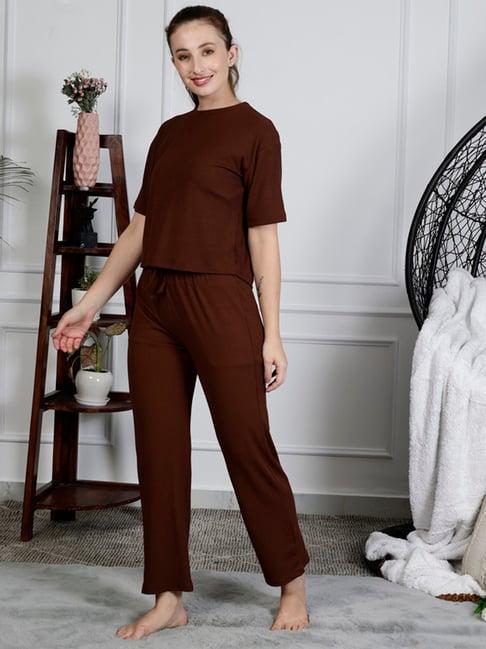 neudis brown top with pants