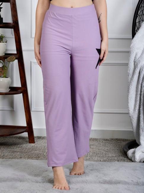 neudis lavender & black lounge pants