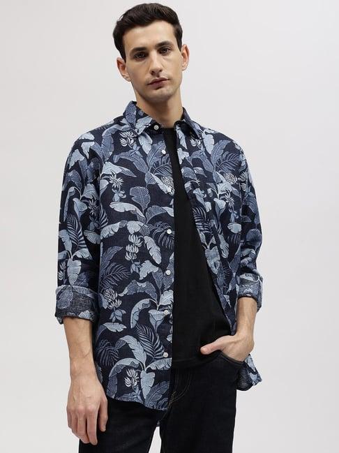 gant printed button down regular fit shirt