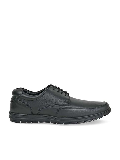 regal men's black derby shoes