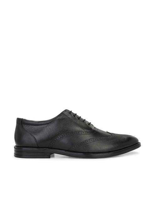 eego italy men's black oxford shoes