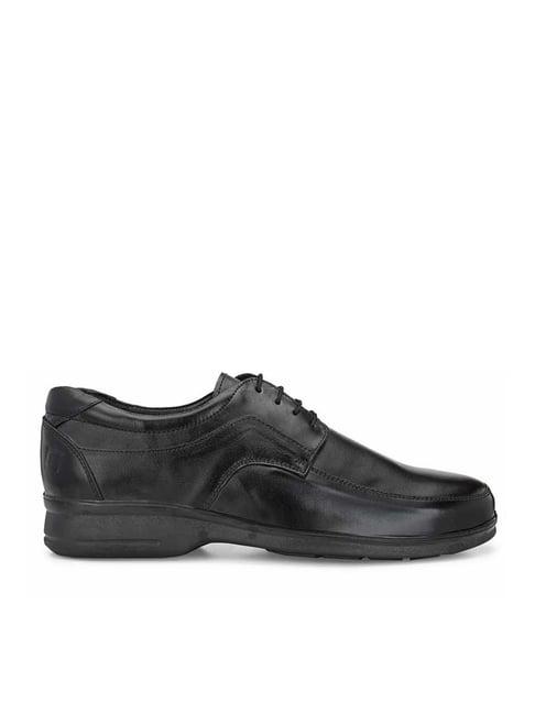 eego italy men's black derby shoes