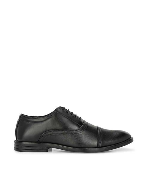 eego italy men's black oxford shoes