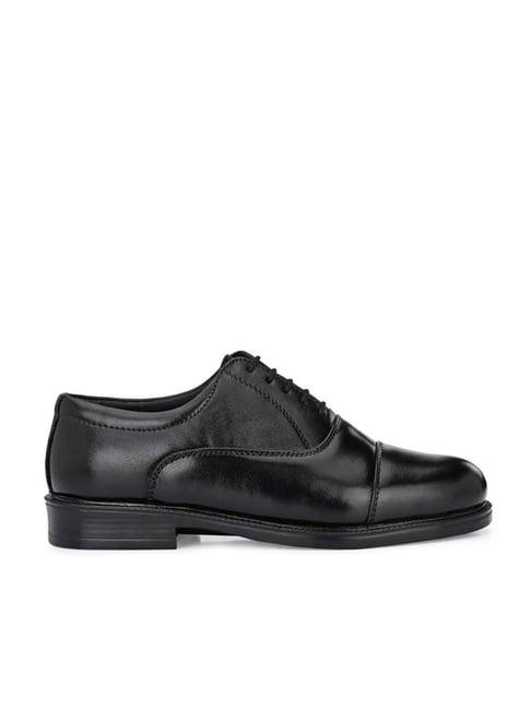 eego italy men's black oxford shoes