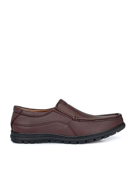 eego italy men's brown formal loafers