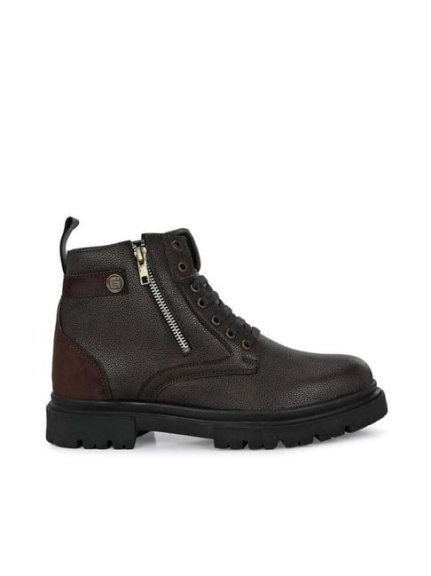 eego italy men's brown casual boots