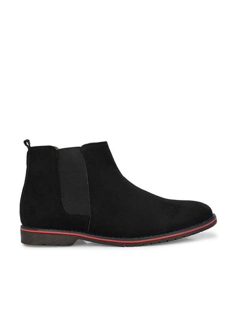 eego italy men's black chelsea boots