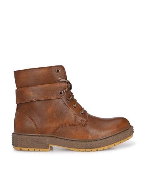 eego italy men's tan casual boots