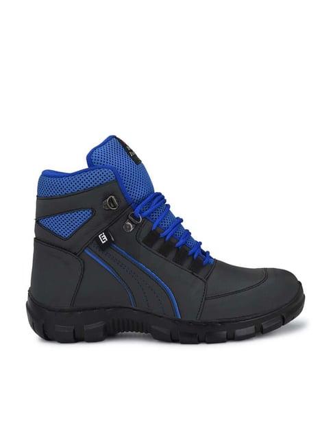 eego italy men's blue casual boots