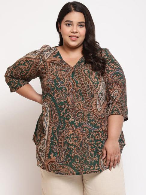 amydus green printed top