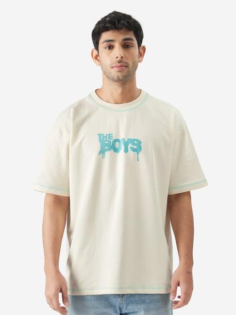 the souled store off white the boys: doodle oversized t-shirt