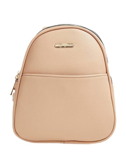 ginger by lifestyle beige backpack