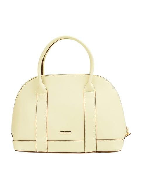 ginger by lifestyle lomon yellow handbag