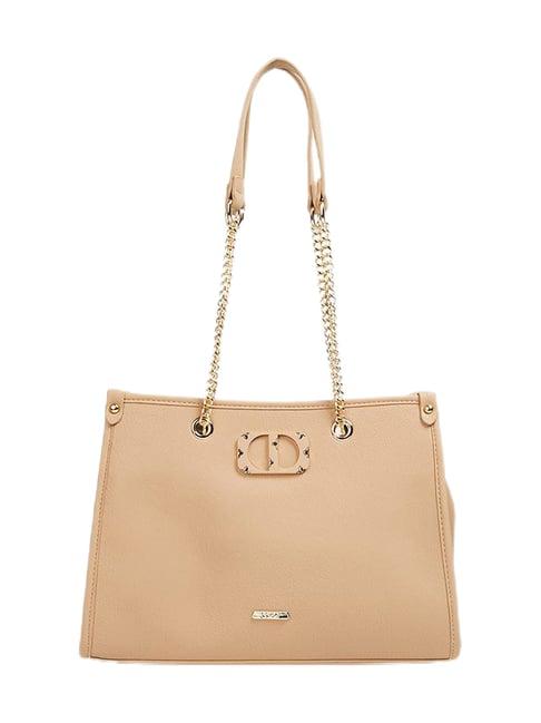 code by lifestyle beige shoulder bag