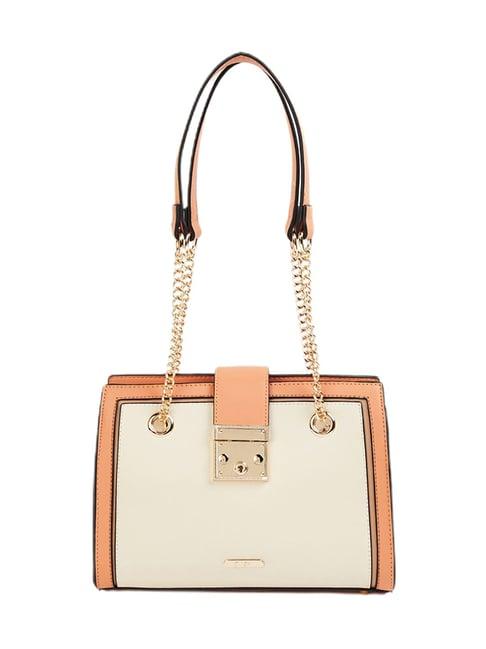 ginger by lifestyle orange shoulder bag