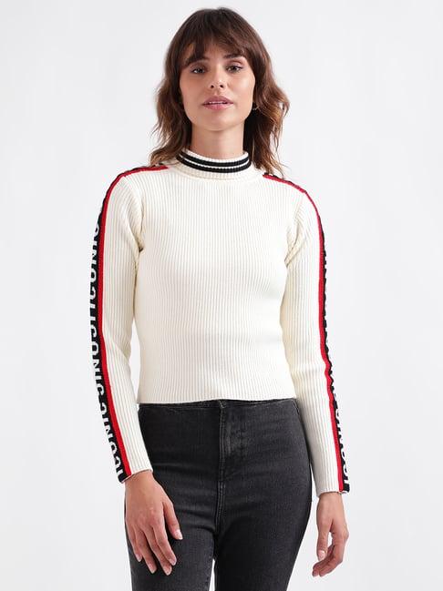 iconic off-white striped sweater