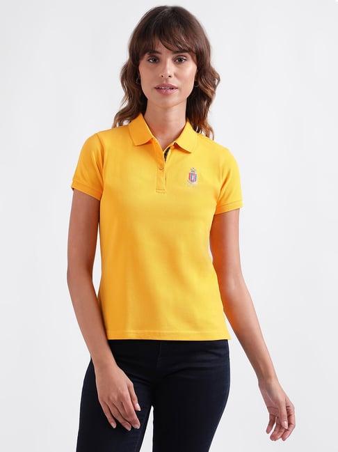 iconic mustard cotton t-shirt