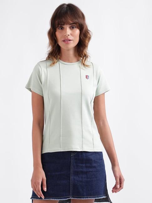 iconic green cotton top