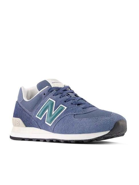 new balance men's encap blue casual sneakers