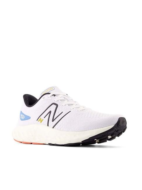 new balance men's evoz fresh foamx white running shoes