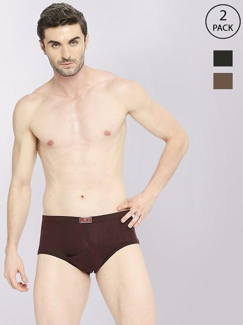 vip assorted cotton skinny fit briefs - pack of 2