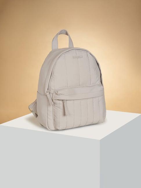 forever glam by pantaloons grey medium backpack