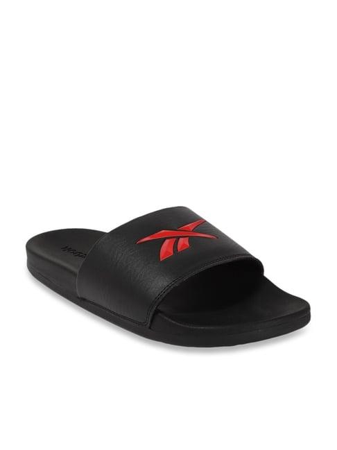 reebok men's maka stabler black slides