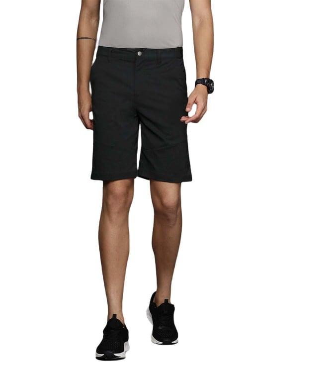 columbia black regular fit shorts