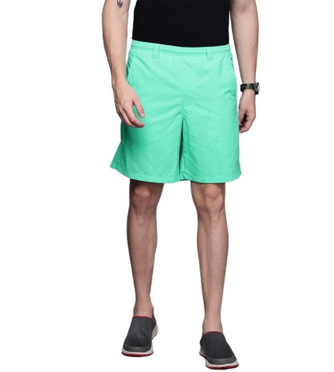 columbia turquoise regular fit shorts