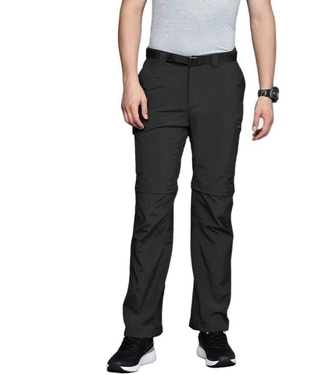 columbia black regular fit convertible pants