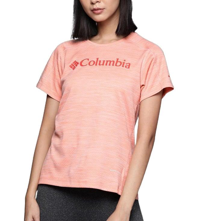 columbia coral reef heather gem logo regular fit t-shirt