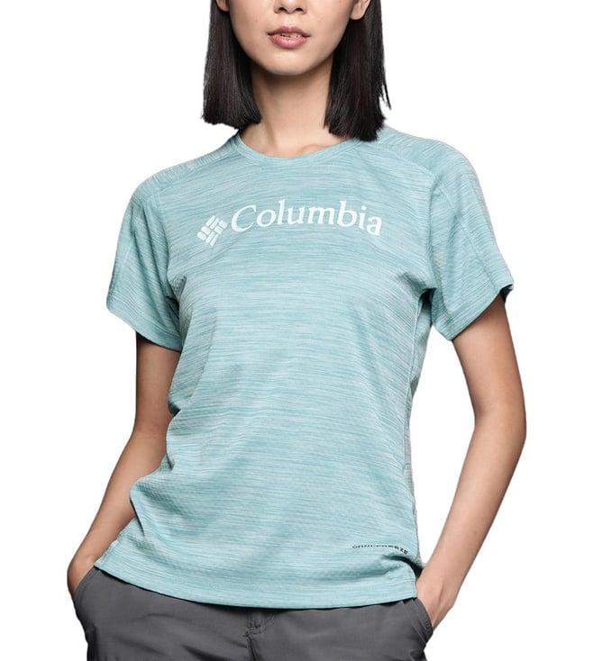 columbia sea wave heather gem logo regular fit t-shirt