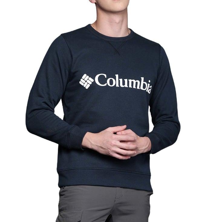 columbia collegiate navy logo regular fit sweatshirt