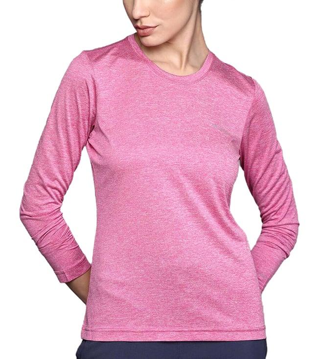 columbia wild fuchsia heather relaxed fit t-shirt