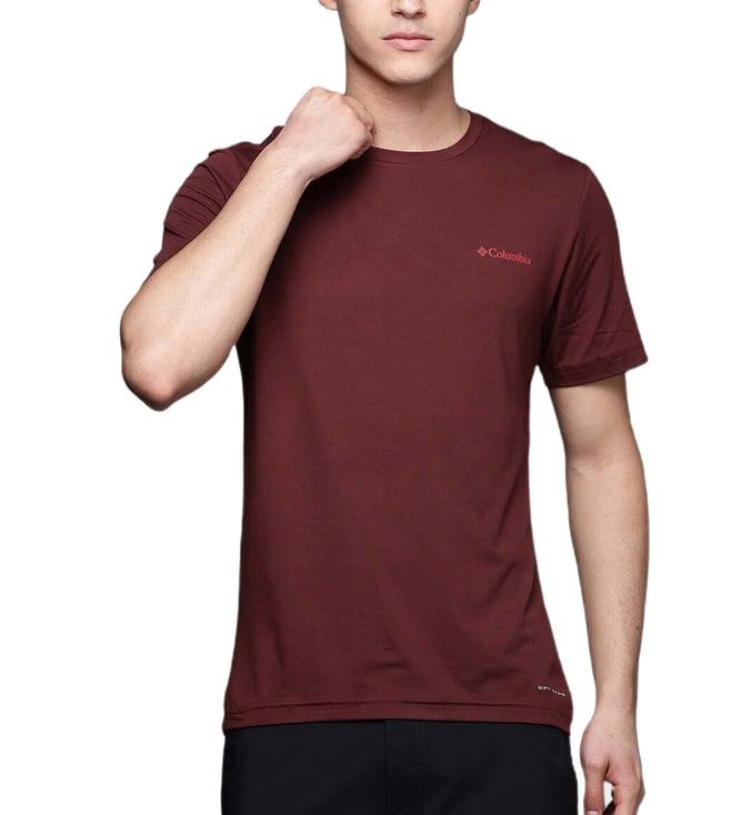 columbia elderberry & stippled hills back printed comfort fit t-shirt