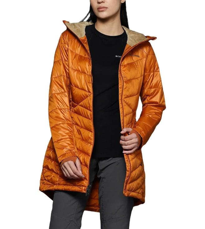 columbia warm copper quilted relaxed fit puffer jacket