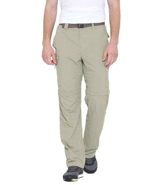 columbia men's brown silver ridge convertible pants