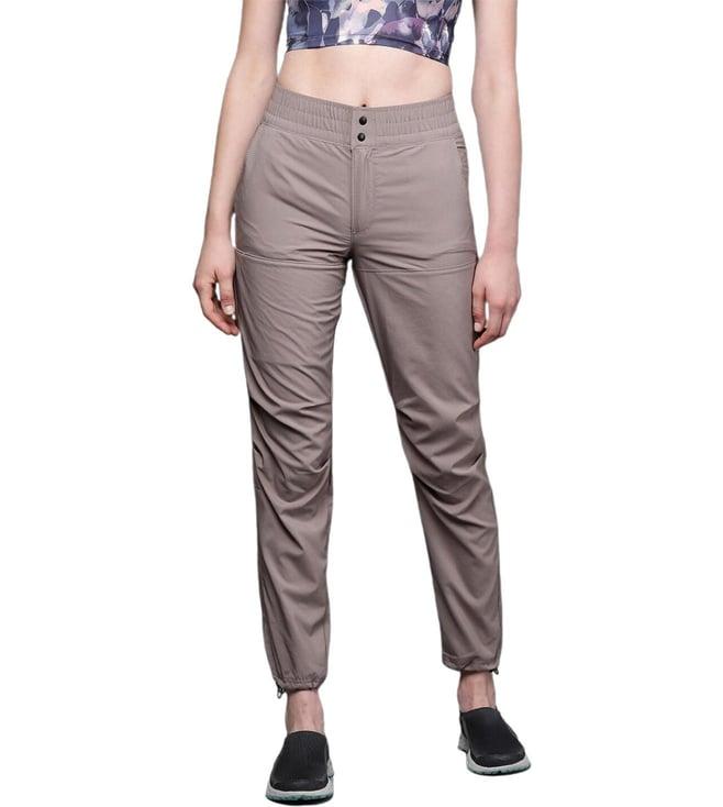 columbia quantum mauve coral ridge slim fit elasticated trousers