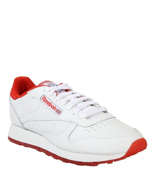 reebok men's classic white sneakers