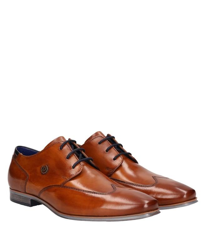 bugatti men's margo cognac derby shoes