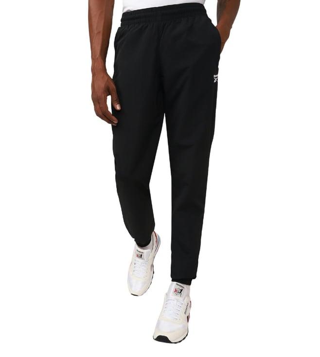 reebok black classics regular fit joggers