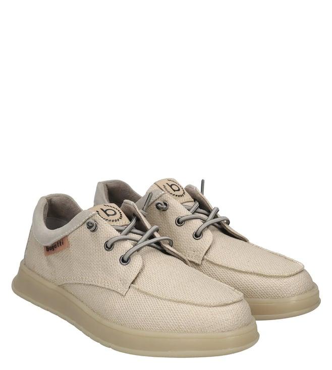 bugatti men's fiero beige sneakers