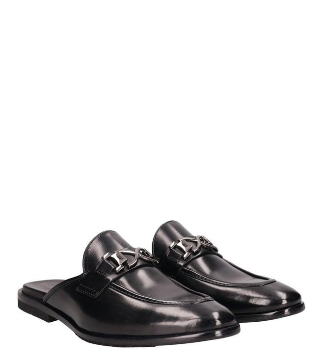 bugatti men's rico black mules