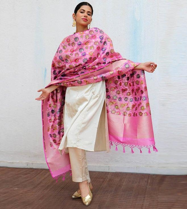 chidiyaa sufiyana dilkashi handwoven banarasi kimkhab brocade dupatta