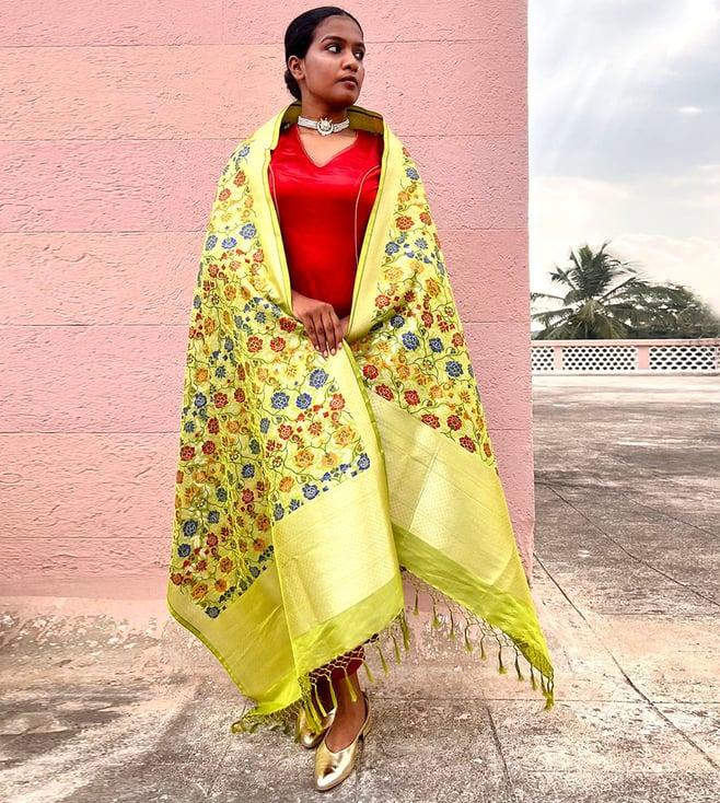 chidiyaa sufiyana ishq handwoven banarasi kimkhab brocade dupatta