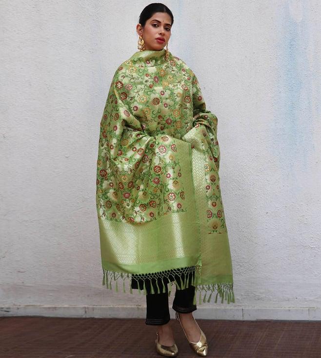 chidiyaa sufiyana junoon handwoven banarasi kimkhab brocade dupatta