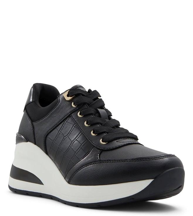 aldo women's iconistep black sneakers