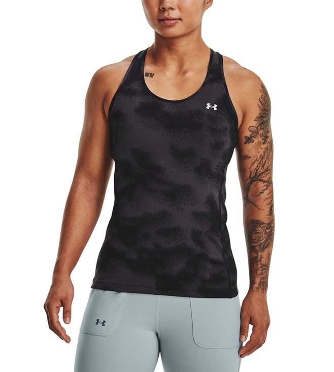 under armour black slim fit tank top