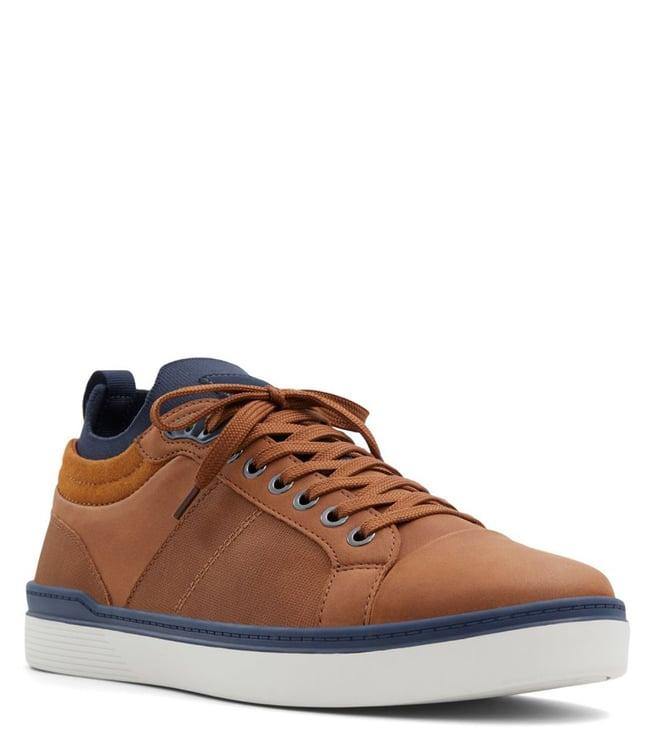 aldo men's ascott230 light brown sneakers