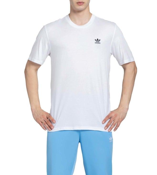 adidas originals white logo regular fit t-shirt